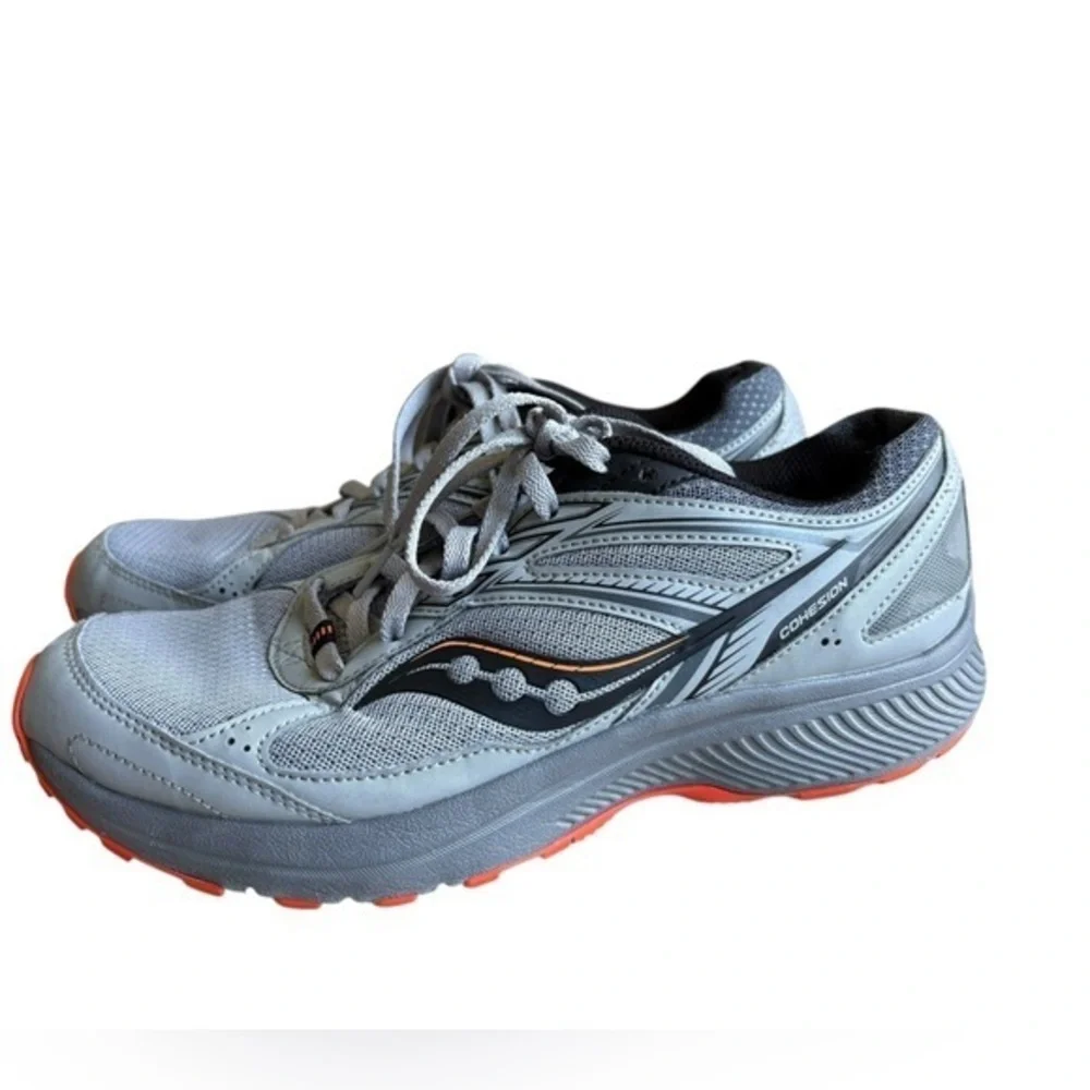 Men’s Saucony S20633-4 Cohesion TR14 Sneakers in Alloy/Fire size 9